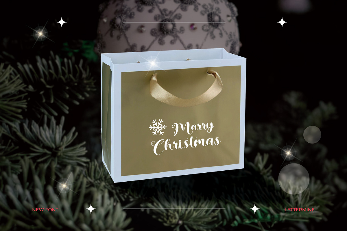 Slack On Christmas - Script, a Script Font by Lettermine (Photo 6 of 10)