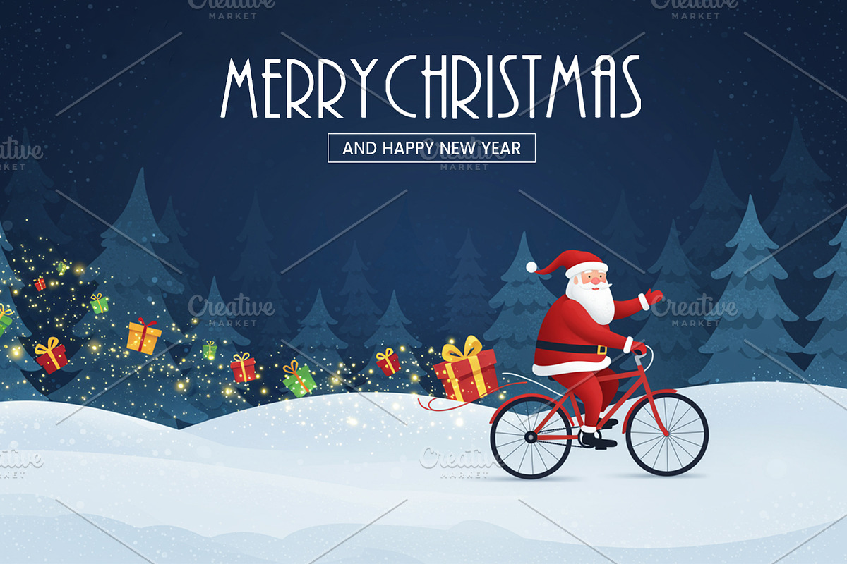 Merry Christmas & Happy New Year PSD, a Social Media Template by Qaseem Zaidi Graphics (Photo 1 of 2)
