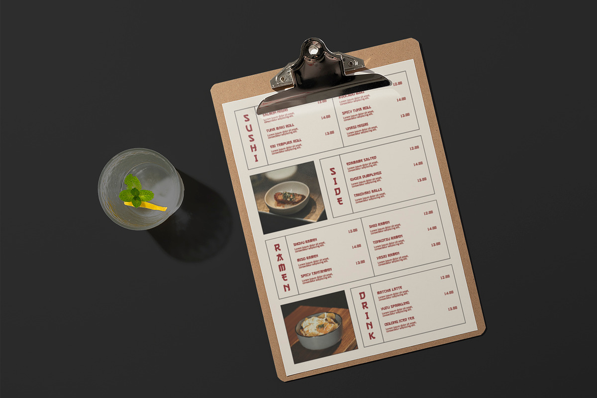 Japanese Restaurant Menu preview 4