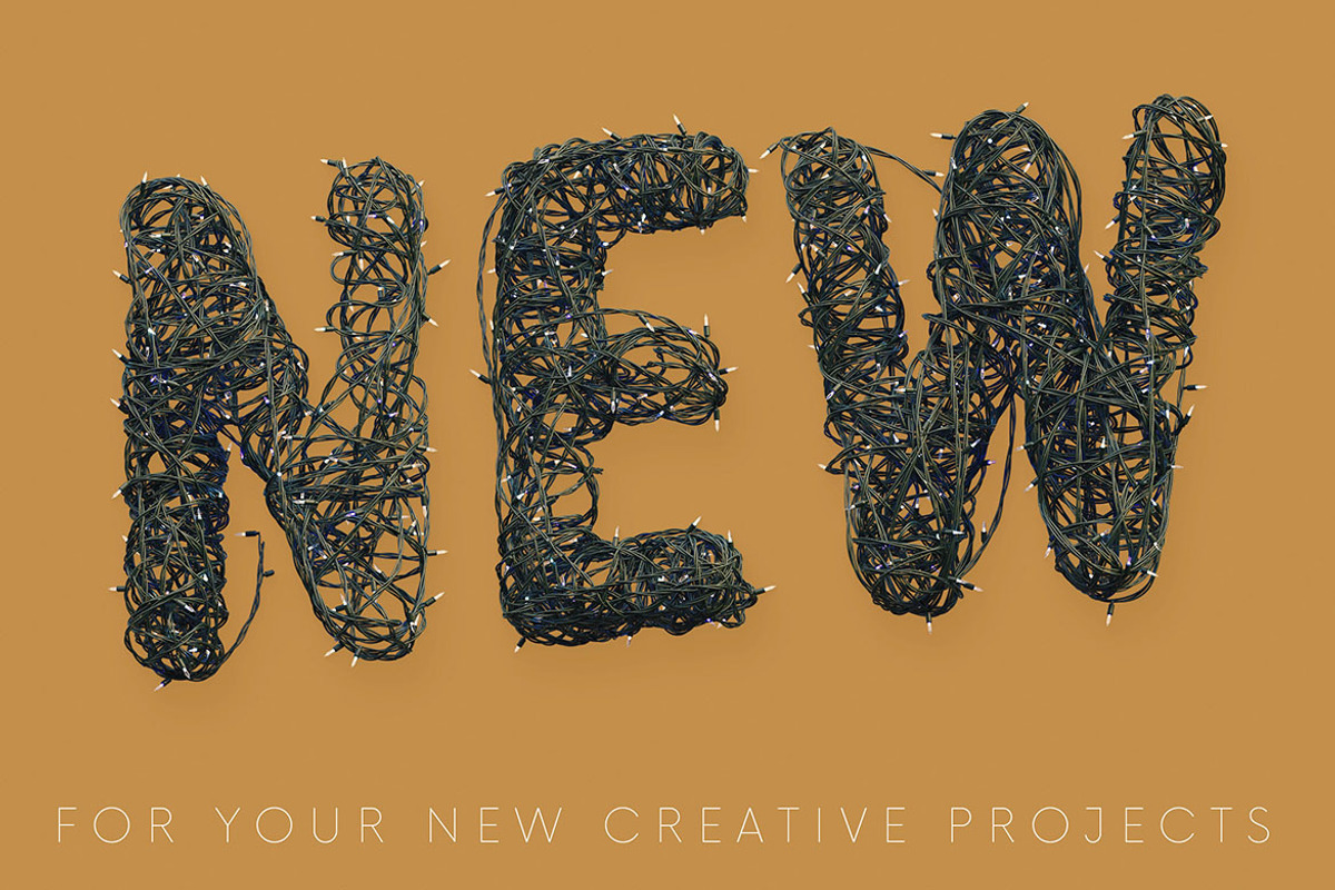 Christmas Lights - PNG Alphabet, an Object Graphic by MIIM (Photo 4 of 4)