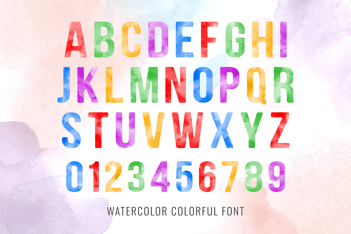 Watercolor Font family, a Font by Font Craft Studio (Photo 4 of 9)
