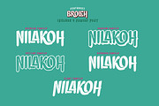 Broleh - Movie Display Font, a Sans Serif Font by twinstd (Thumbnail 4 of 10)