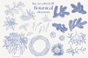 Christmas Hand drawn Vector set, an Object Illustration by ON_lineart_store (Thumbnail 4 of 10)