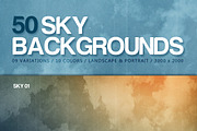 50 Sky Backgrounds, a Texture Graphic by Orange Fox (Thumbnail 5 of 5)