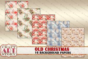 Kit Backgrounds Old Christmas