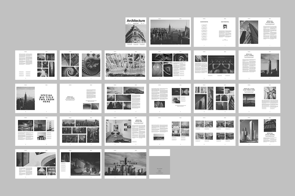 Architecture Magazine, a Magazine Template by Firtana (Photo 13 of 13)