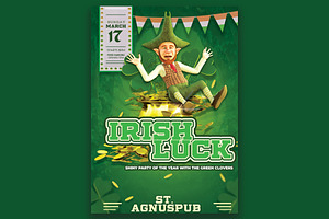 Lucky Irish, a Flyer Template by Art and Flyers