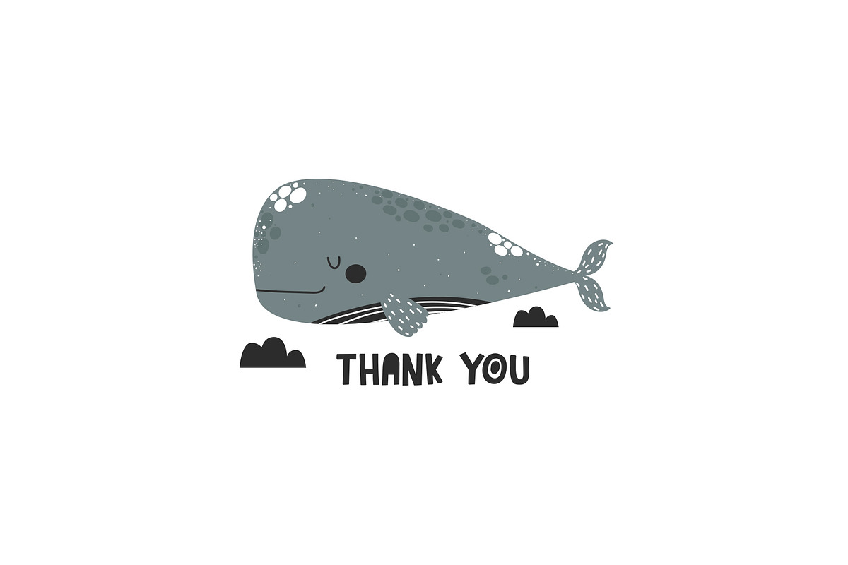 Whales - Cute Character, an Animal Illustration by Sumacj (Photo 8 of 8)