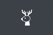Minimalist Deer Animal Icon, an Animal Illustration by Vectorium Studio (Thumbnail 4 of 4)