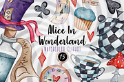 Alice in Wonderland clipart, a Food Illustration by LuiDesignStudio (Thumbnail 1 of 4)