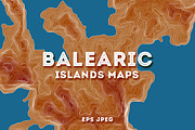 Balearic Islands Maps, an Object Graphic by GarryKillian (Thumbnail 1 of 6)