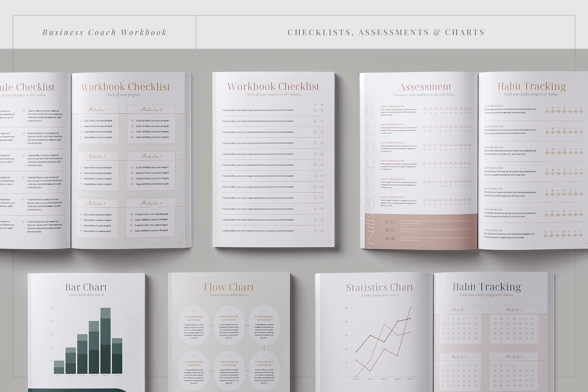 Business Workbook | CANVA & Indd, a Templates & Theme by Marigold Studios (Photo 12 of 15)