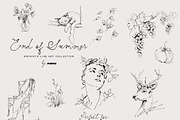 End of Summer: Line Art Collection, a Decorative Illustration by Purple (Thumbnail 5 of 12)