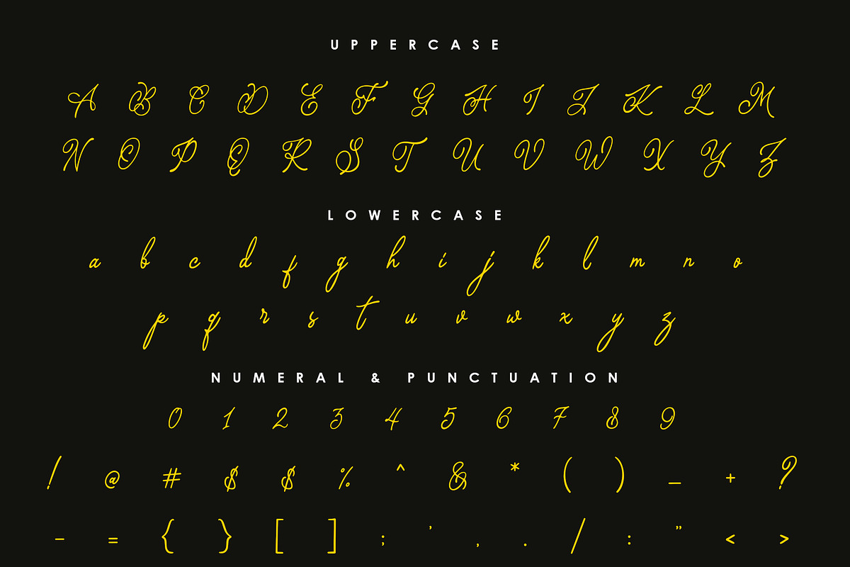 Bragitha - Stylish Font, a Script Font by Nurmiftah (Photo 13 of 13)