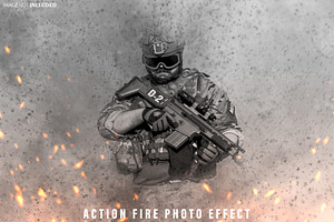 Action Fire Photo Effect