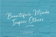 Starfight | Handwritten Font, a Script Font by sancreastd. (Thumbnail 3 of 8)