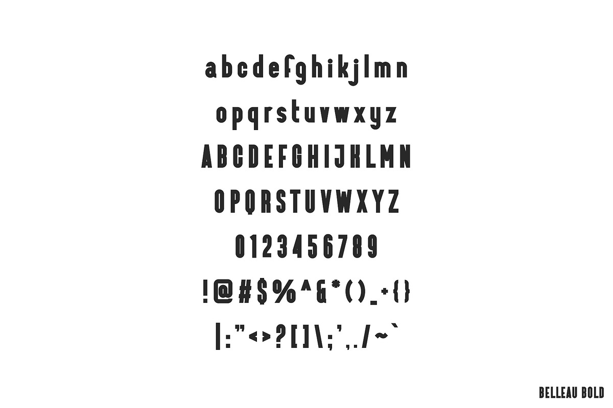 Belleau | Sans Serif Font Family preview 8