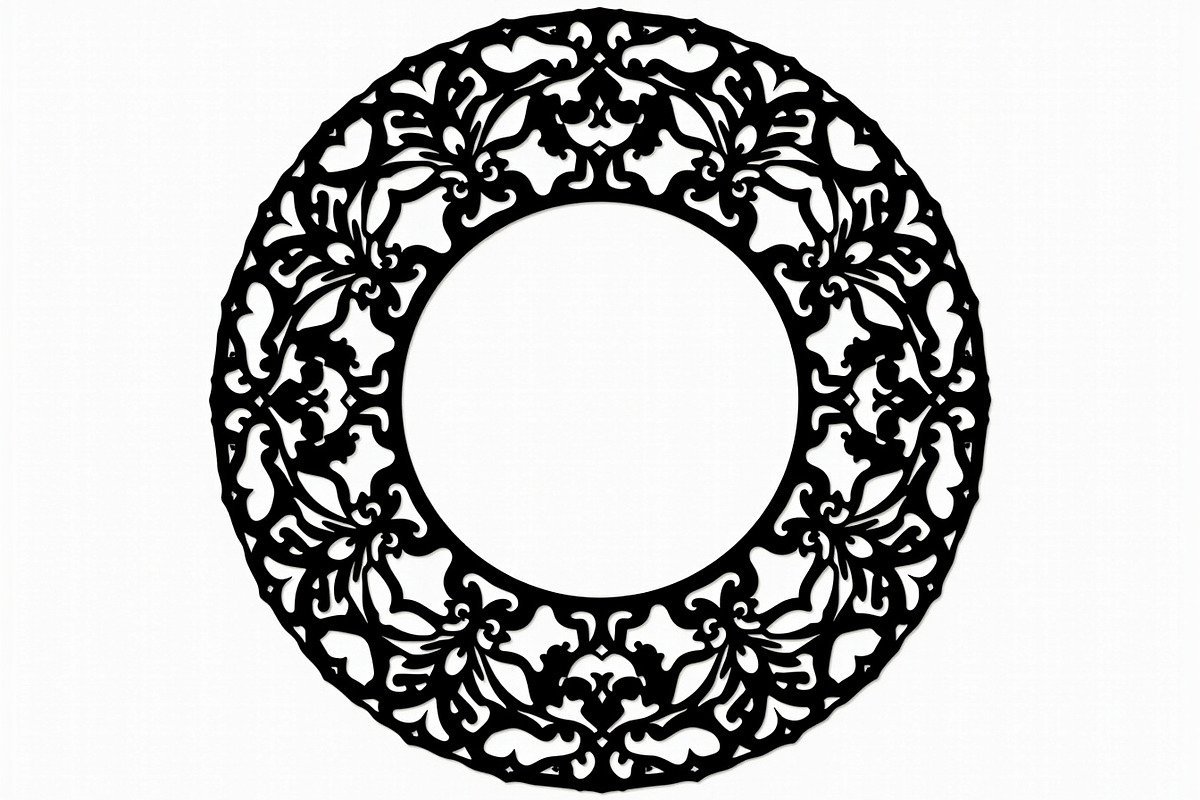 Mandala Frame with Abstract Floral, an Illustration by Amazin_art (Photo 15 of 16)
