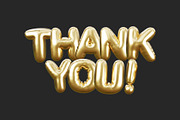 3d Golden&Chrome Inflated Letters, a Graphic by Letters-Shmetters (Thumbnail 9 of 9)