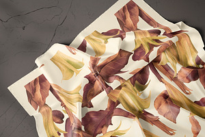 Floral Patterns With Datura