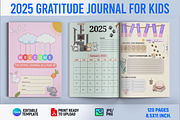 2025 Gratitude Journal for Kids, a Design Template by Book2bees (Thumbnail 1 of 4)