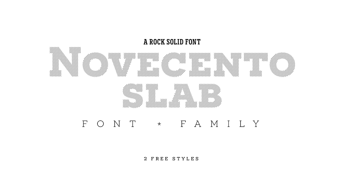 Novecento Slab, a Serif Font by Synthview Type Design (Photo 1 of 7)