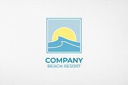 Beach Resort Logo Template, a Branding & Logo Template by Medianeka (Thumbnail 2 of 3)