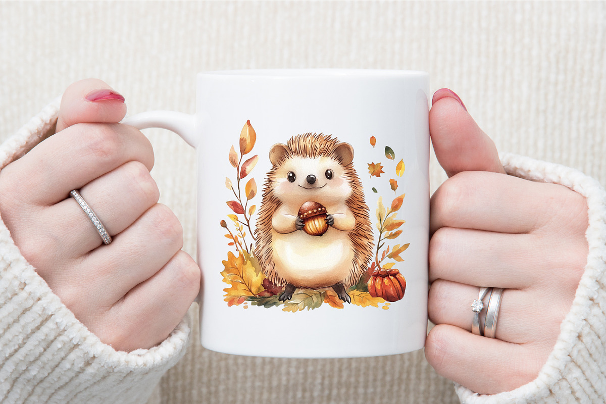 Cozy Fall Clipart, Fall Animals Clip, an Illustration by Sublimation Artist (Photo 5 of 6)