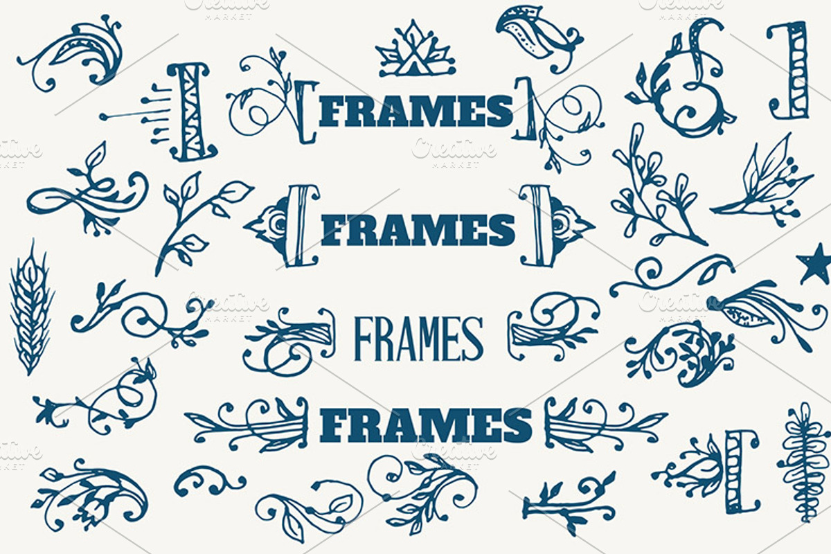 *50* SPRING FRAMES, a Decorative Illustration by ARSCOR (Photo 6 of 9)