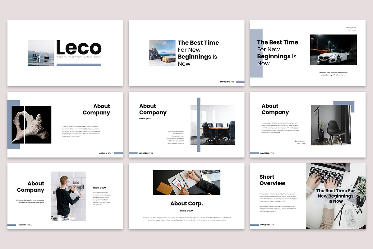 Leco Business Keynote Template preview 2