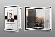 Black Modern Funeral Program, a Brochure Template by Royallove (Thumbnail 5 of 5)