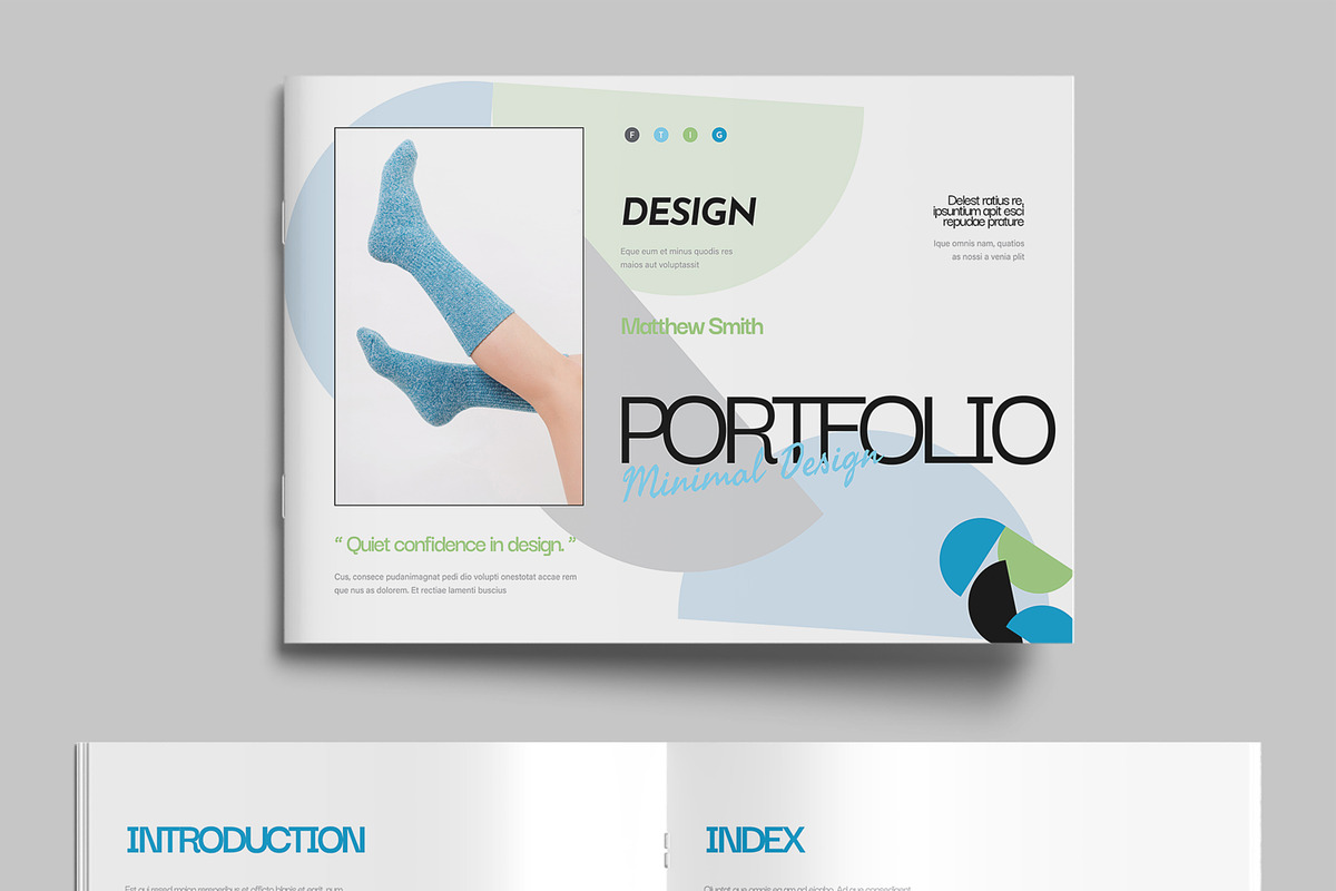 Minimal Portfolio for Designers preview 2