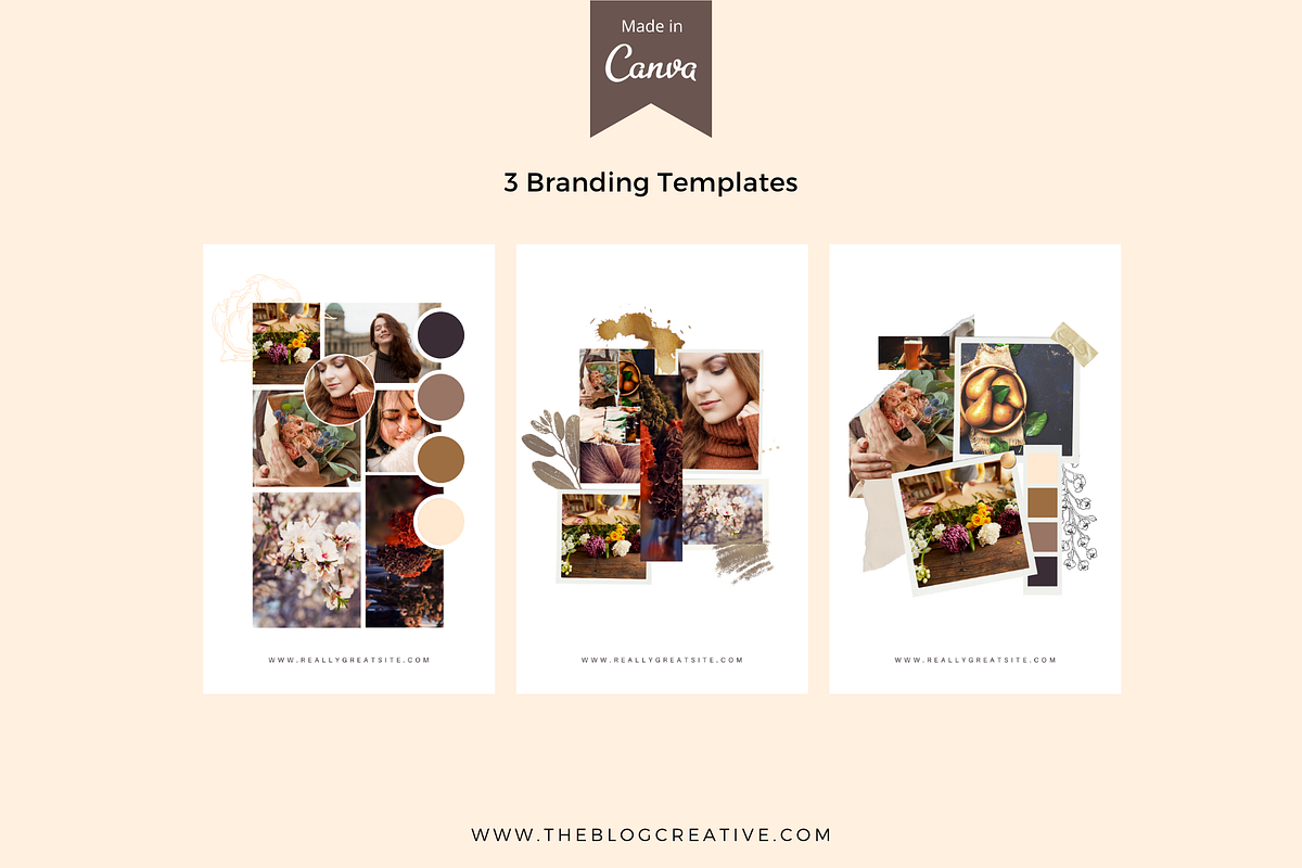 Allure Pinterest Marketing Kit Canva, a Marketing Template by The Blog Creative (Photo 7 of 10)
