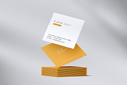 Square Business Card Mockup, an Advertising Mockup by Mockup Supper (Thumbnail 7 of 15)