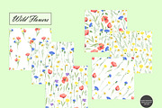 Wildflower Seamless Patterns, an Illustration by OlDm_Shop (Thumbnail 8 of 10)