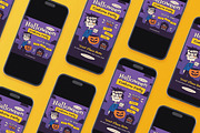 Halloween Costume Party Flyer Set, a Flyer Template by Aiyari Graphic (Thumbnail 2 of 3)