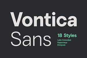 Vontica Sans Font Family