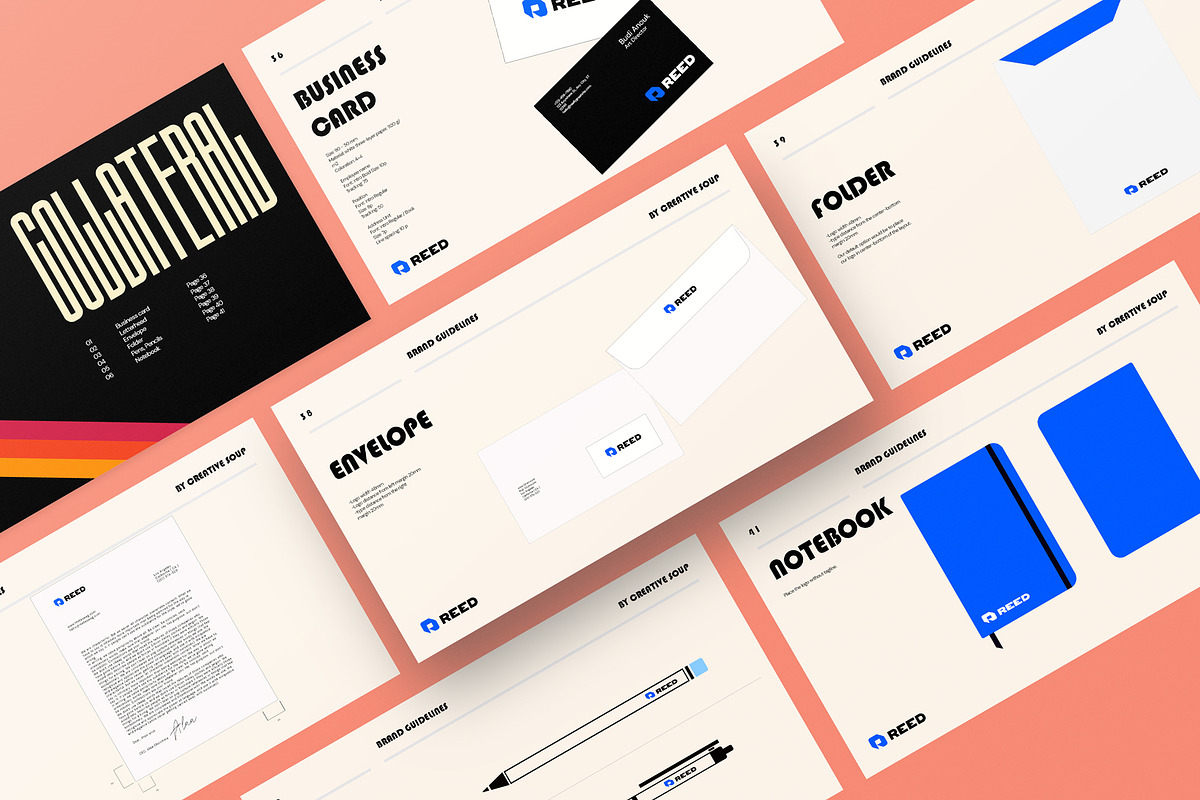InDesign | Brand Guidelines Template, a Presentation Template by CreativeSoup.io (Photo 7 of 11)