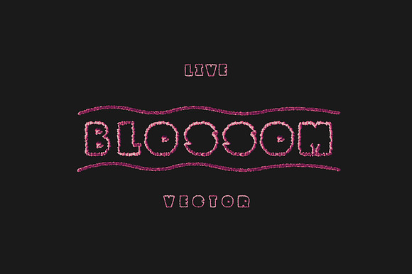 Vector Alphabet. Blossom preview 8
