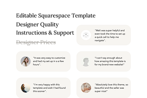 Squarespace Website Theme Template