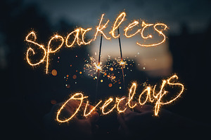 Sparklers Photo Overlays