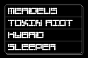 BOXY MONOSPACE FUTURISTIC FONT, a Symbol Font by Font For Zula™ (Thumbnail 11 of 11)
