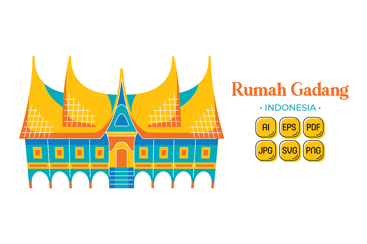 Indonesia Vector Pack #03, an Object Graphic by MEDZ (Photo 3 of 7)