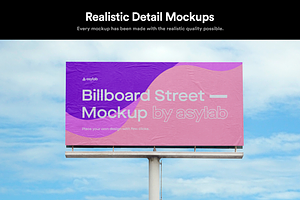 16 Billboard Street Mockups - PSD