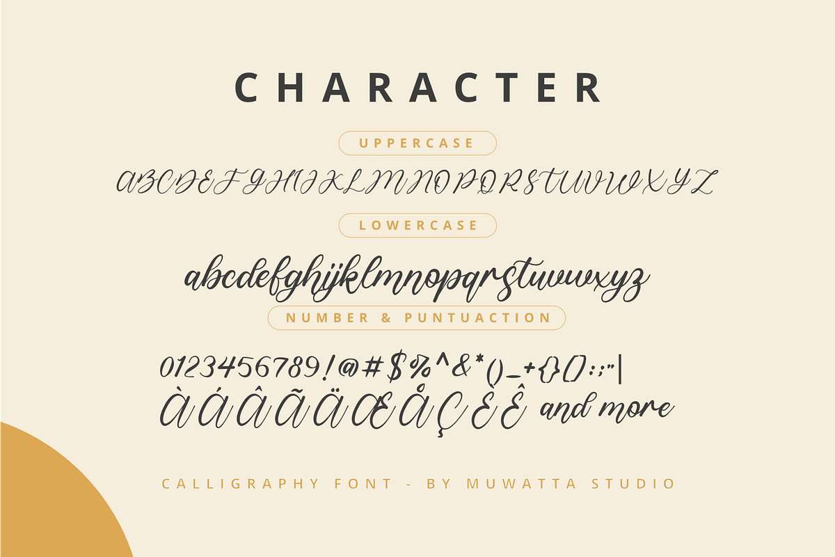 Hello Fresh -  Charming Script Font, a Script Font by Muwatta Studio (Photo 7 of 10)