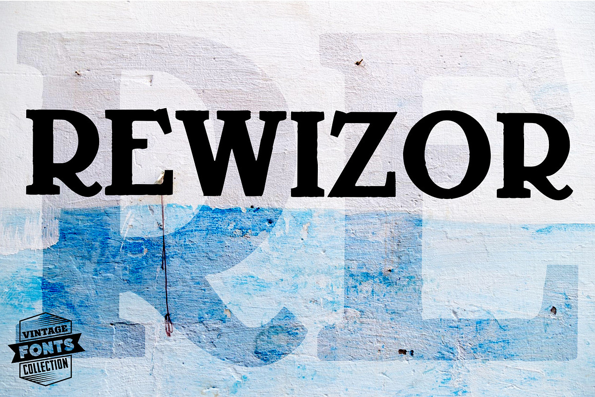 Rewizor - 2 vintage fonts, a Serif Font by Leitmotif (Photo 2 of 5)