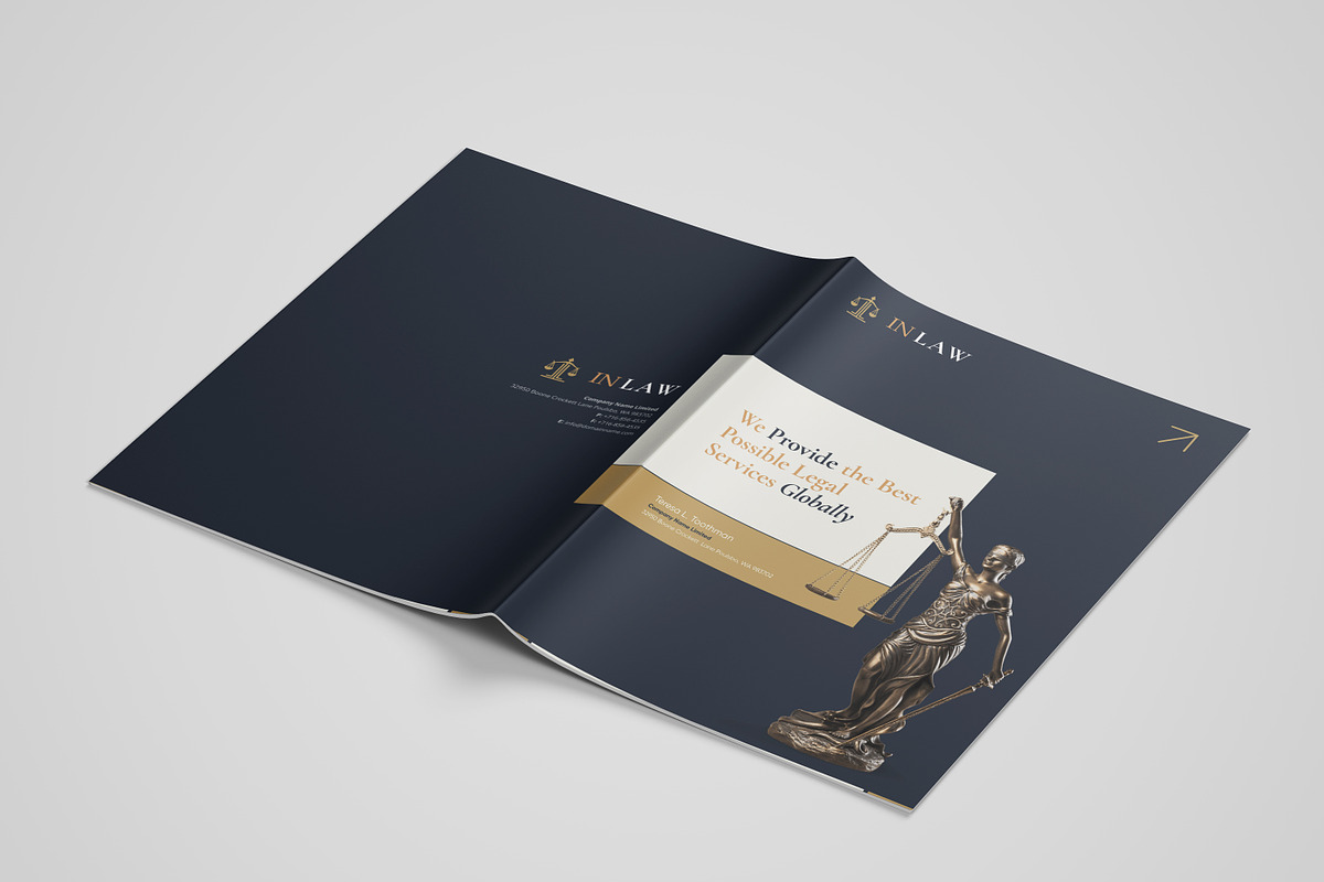 Lawyer Brochure, a Brochure Template by azadcsstune (Photo 6 of 8)