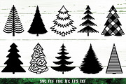 Christmas Tree Silhouette Set, a Graphic by Digital_Craftyfox (Thumbnail 13 of 20)