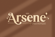 Arsene Modern Serif Typeface, a Sans Serif Font by edukka (Thumbnail 1 of 8)