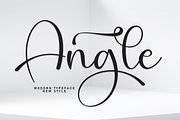 Angle | Script Font, a Handwritten Font by Scratchones (Thumbnail 1 of 9)